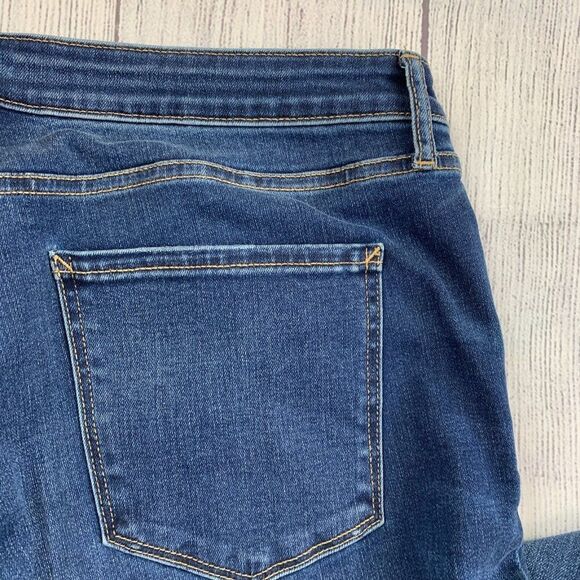 A.N.A. Jeans sz 16 T Tall Mid Rise Jegging Skinny Stretch Dark Wash Inseam 31.5" - Picture 8 of 12